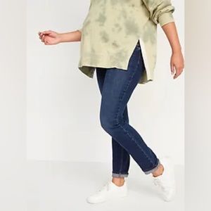 Old Navy Maternity Full Panel Straight Jeans (10 SHORT)